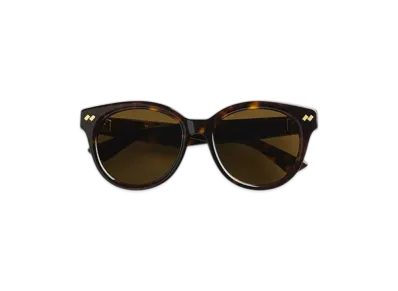 Bottega Veneta Dizzy Round Sunglasses "Havana/Brown"