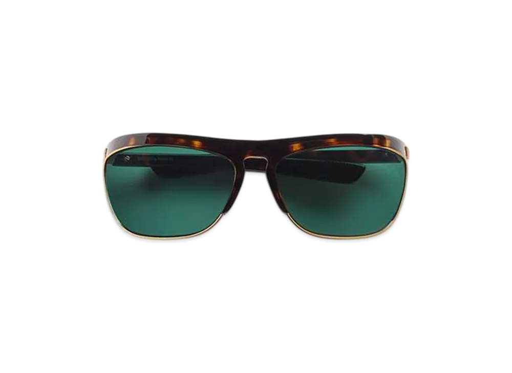 Bottega Veneta Speed Rectangular Sunglasses "Havana/Green"