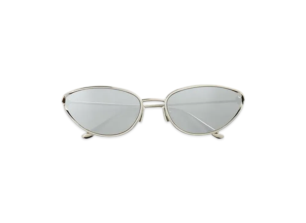 Bottega Veneta Knot Cat Eye Sunglasses "Silver"