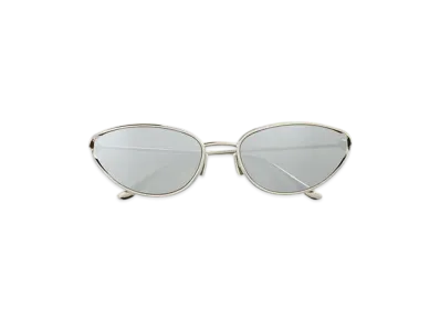 Bottega Veneta Knot Cat Eye Sunglasses "Silver"