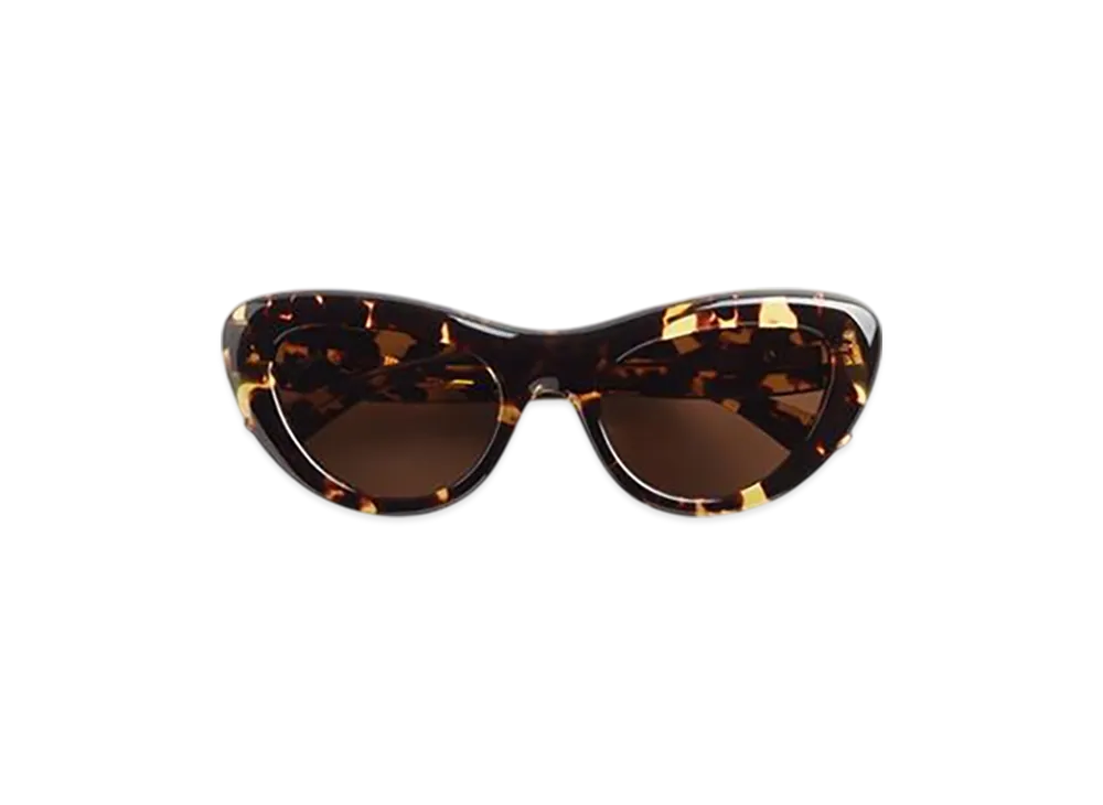 Bottega Veneta Bombe Cat Eye Sunglasses "Havana/Havana/Brown"