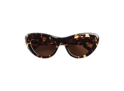 Bottega Veneta Bombe Cat Eye Sunglasses "Havana/Havana/Brown"