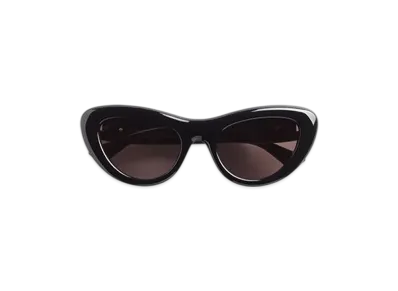 Bottega Veneta Bombe Cat Eye Sunglasses "Black/Black/Gray"