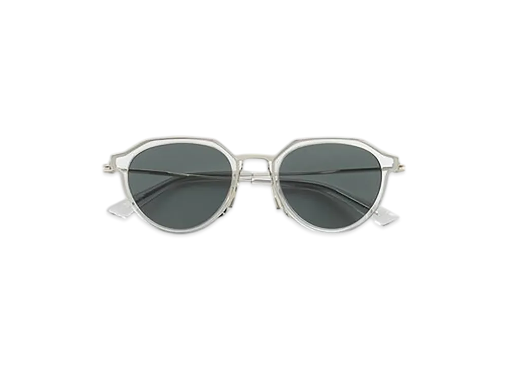 Bottega Veneta Ultrathin Panthos Sunglasses "Gray/Green"