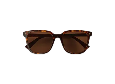 Bottega Veneta Soft Recycled Acetate Square Sunglasses "Havana/Brown"
