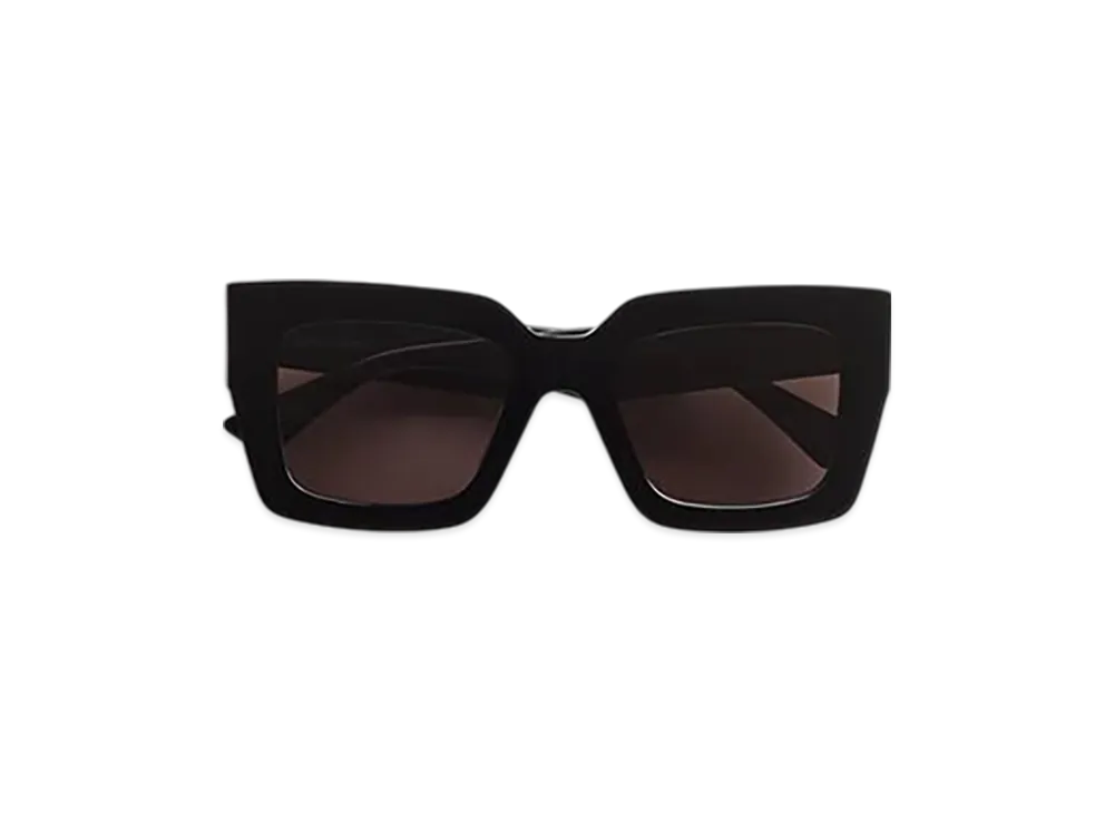 Bottega Veneta Classic Square Sunglasses "Black/Gray"