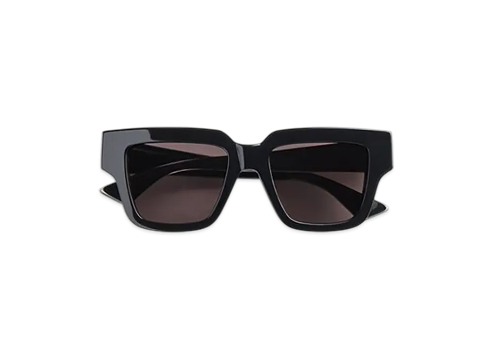 Bottega Veneta Tri-Fold Square Sunglasses "Black/Gray"