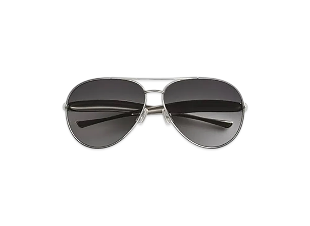 Bottega Veneta Sardine Aviator Sunglasses "Silver/Silver/Gray"