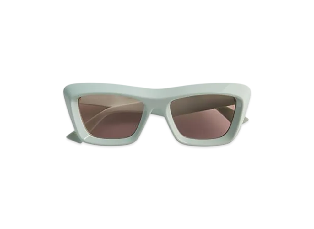 Bottega Veneta Classic Cat Eye Sunglasses "Green/Brown"