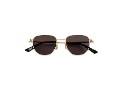 Bottega Veneta Split Panthos Sunglasses "Gold/Gray"