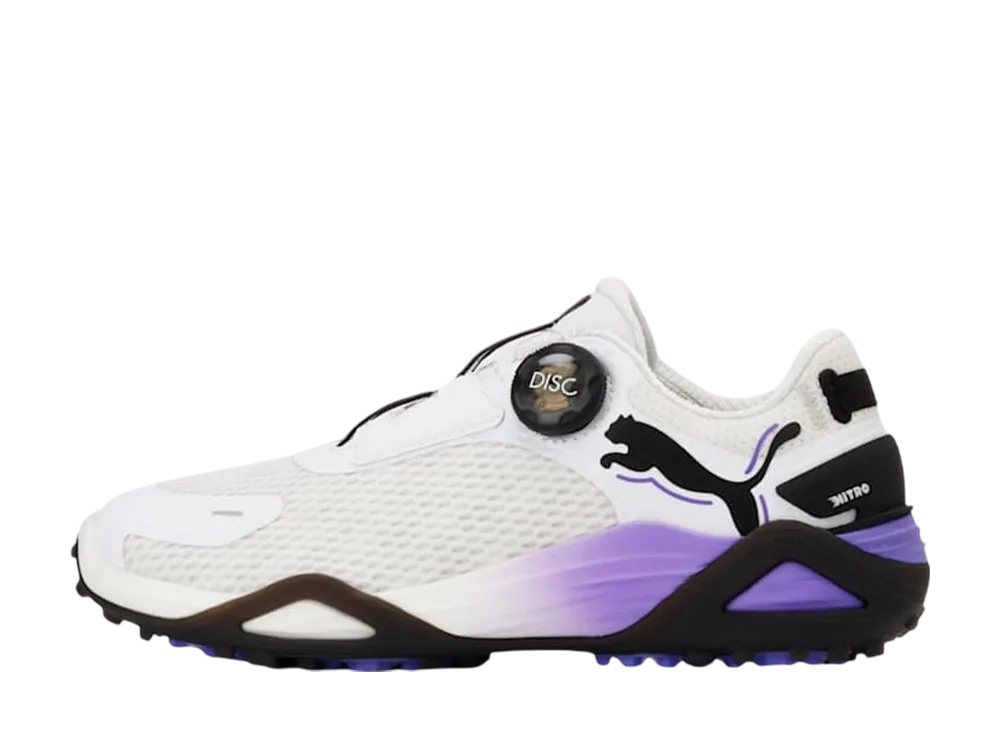 プーマ ウィメンズ ゴルフ シャドウキャット ニトロ ディスク "プーマホワイト/プーマブラック/ダークアメシスト"