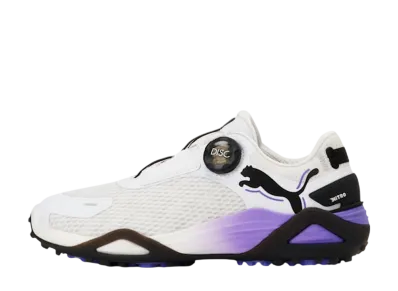 Puma Women's Golf Shadowcat Nitro Disc Spikeless "PUMA White/PUMA Black/Dark Amethyst"