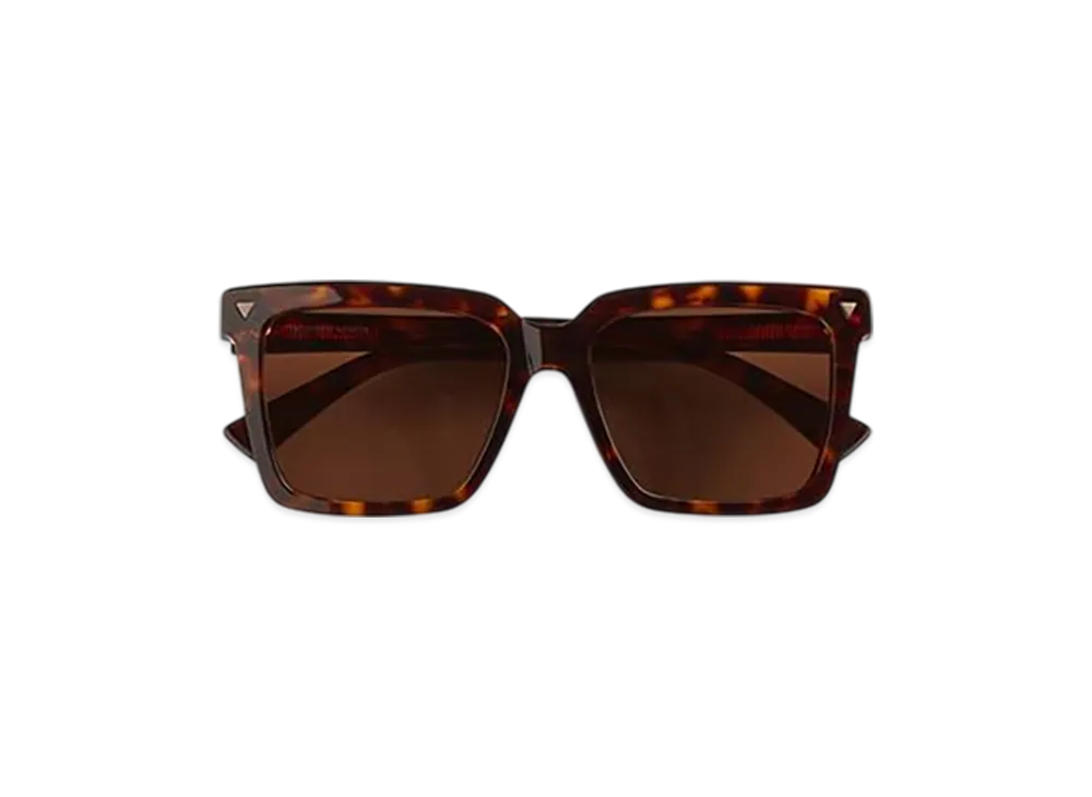 Bottega Veneta Soft Recycled Acetate Square Sunglasses "Havana/Brown"