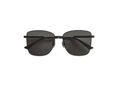 Bottega Veneta Classic Square Sunglasses "Black/Gray"