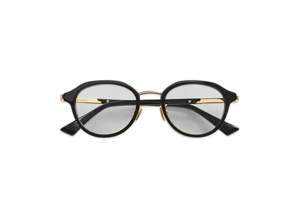 Bottega Veneta Forte Panthos Eyeglasses "Black/Transparent"
