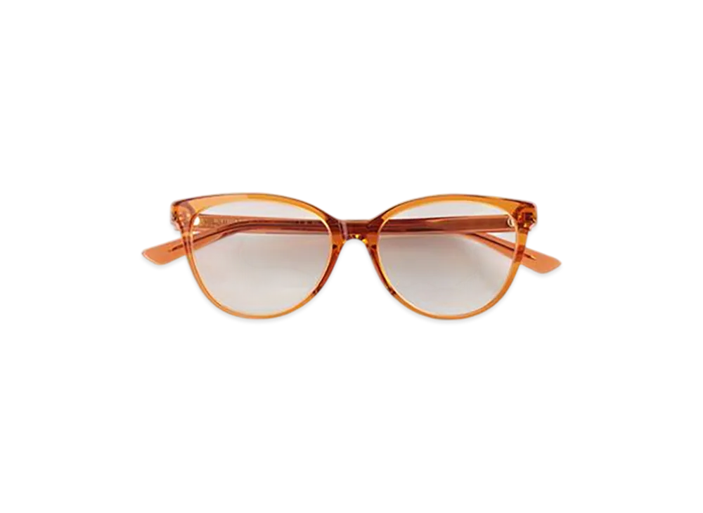 Bottega Veneta Classic Cat Eye Eyeglasses "Brown/Transparent"