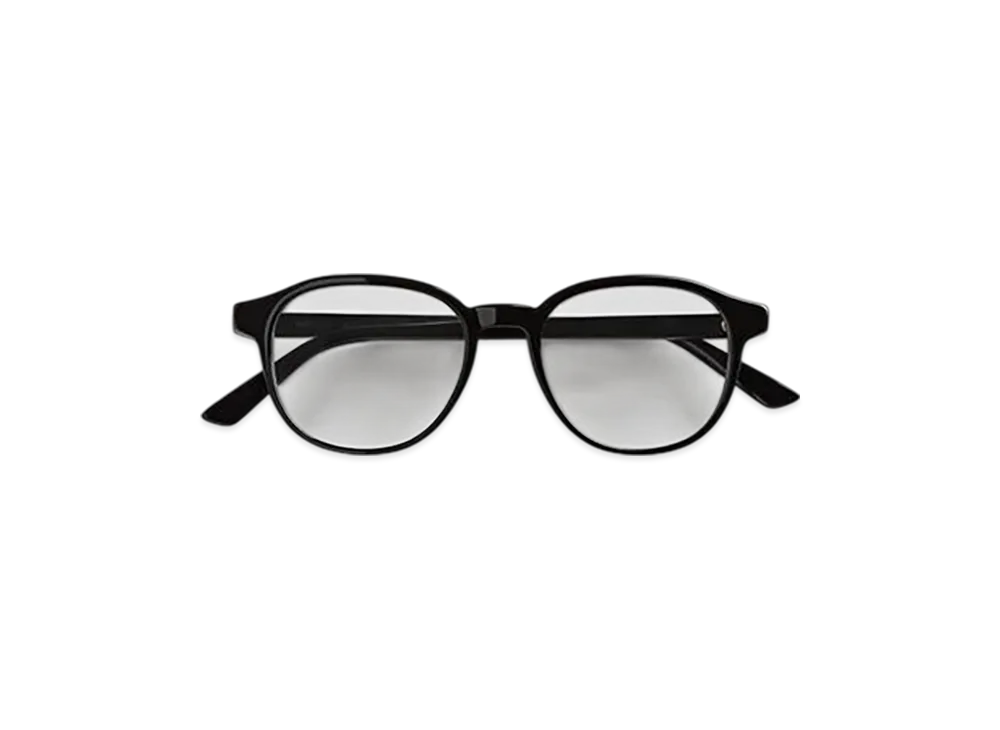 Bottega Veneta Classic Panthos Eyeglasses "Black/Transparent"