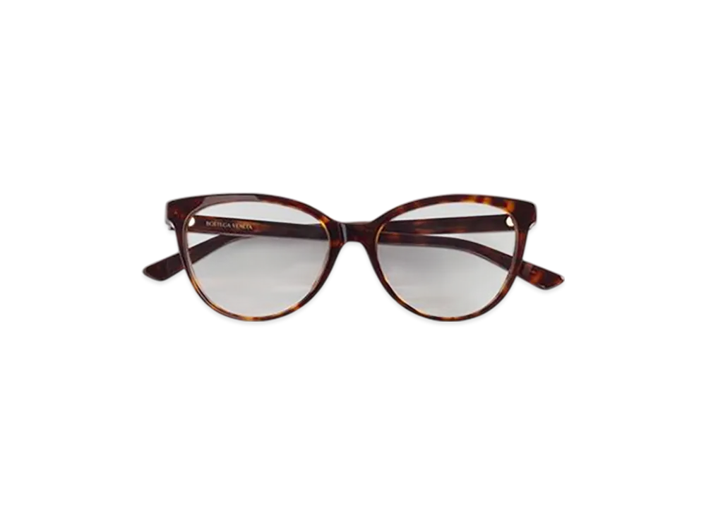 Bottega Veneta Classic Cat Eye Eyeglasses "Havana/Transparent"