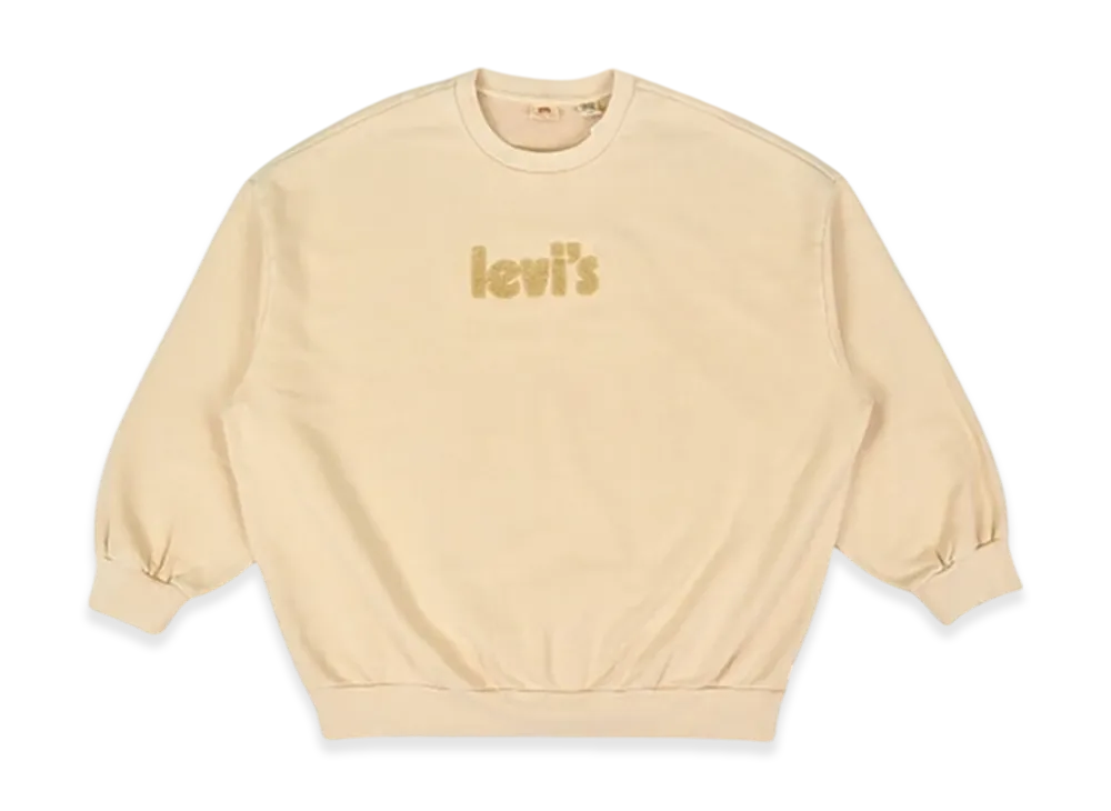 LEVI'S Graphic Prism Crew Sweatshirt "Beige"