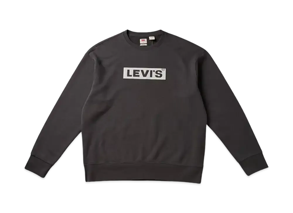 LEVI'S Relaxed Graphic Crewneck Sweatshirt "Dark Charcoal"