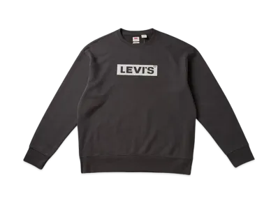 LEVI'S Relaxed Graphic Crewneck Sweatshirt "Dark Charcoal"