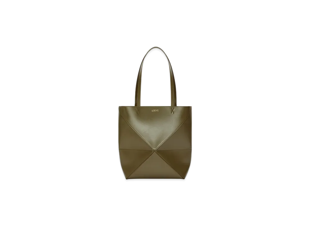 LOEWE Puzzle Fold Tote "Dark Khaki"