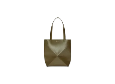 LOEWE Puzzle Fold Tote "Dark Khaki"
