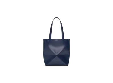 LOEWE Puzzle Fold Tote "Abyss Blue"