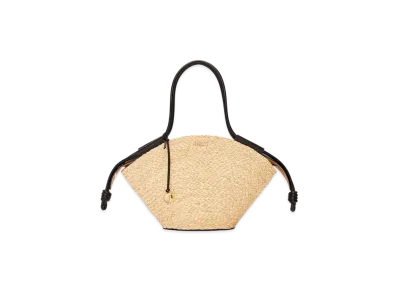 LOEWE Paseo Basket Bag Small "Natural/Black"