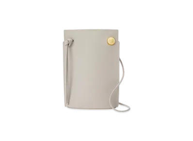 LOEWE Pebble Dice Pocket "Shell Grey"
