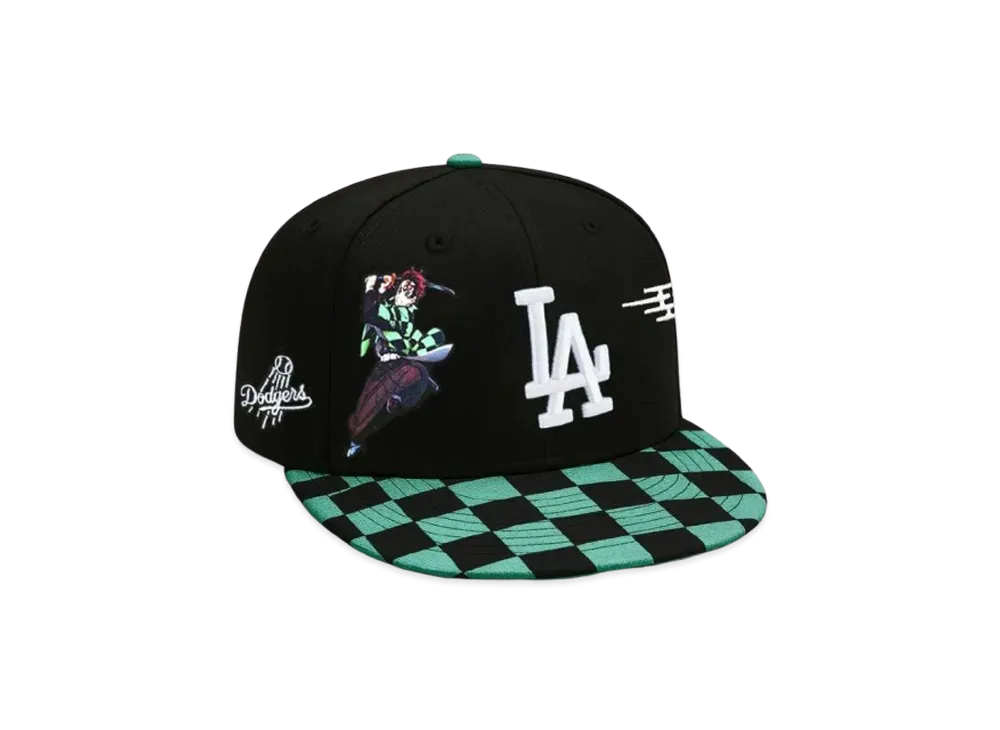 MLB x Demon Slayer Los Angeles Dodgers Hat "Black"