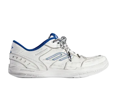 バレンシアガ ハンプトンズ ウォーンアウト スニーカー "ホワイト/ダークブルー/グレー"
