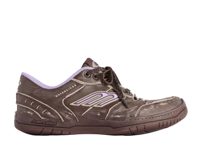バレンシアガ ウィメンズ ハンプトンズ ウォーンアウト スニーカー "ブラウン/ライラック"
