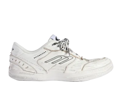 バレンシアガ ウィメンズ ハンプトンズ ウォーンアウト スニーカー "ホワイト"