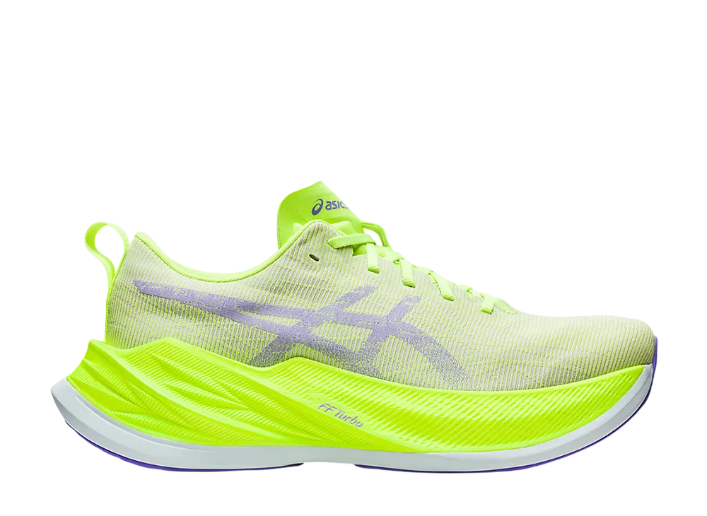アシックス スーパーブラスト "ハザードグリーン/アメシスト"