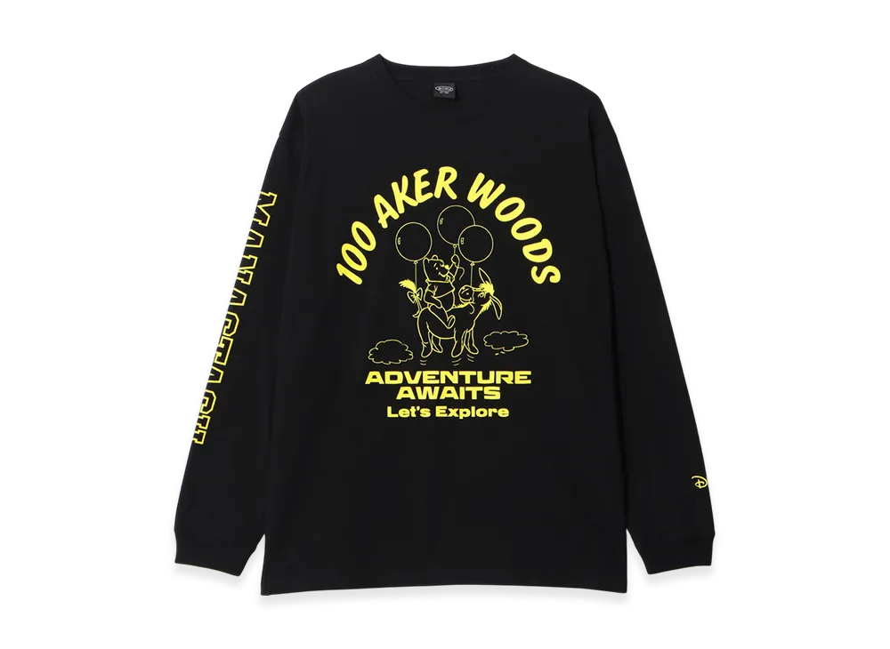 Manastash Winnie The Pooh L/S Tee "Black"
