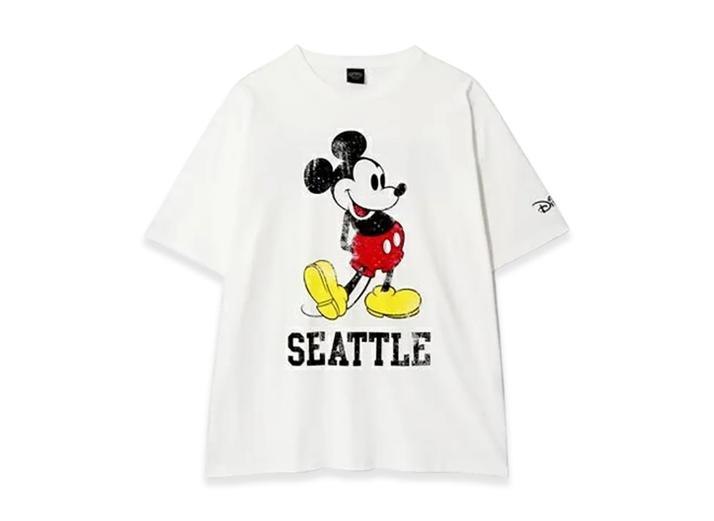 Manastash Mickey Tee Seattle "White"