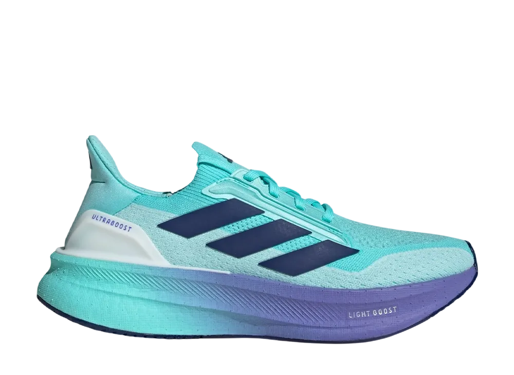 アディダス ウルトラブースト5X "フラッシュアクア/ダークブルー/セミコバルトブルー"