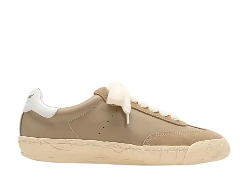 Maison MIHARA YASUHIRO FRANCIS PAST Sole Mixed Material Low-Top Sneakers "Beige"