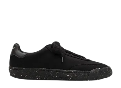 Maison MIHARA YASUHIRO FRANCIS PAST Sole Canvas Low-top Sneaker "Black/Black"