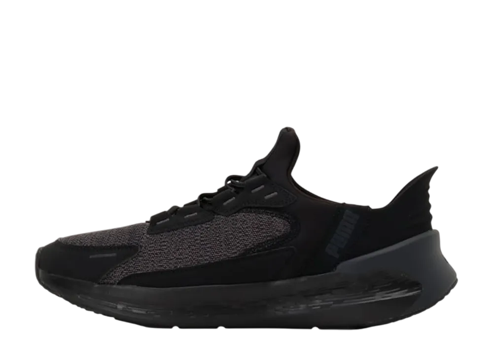 プーマ ソフトライド シンメトリー イーズイン "プーマブラック/フラットダークグレー"