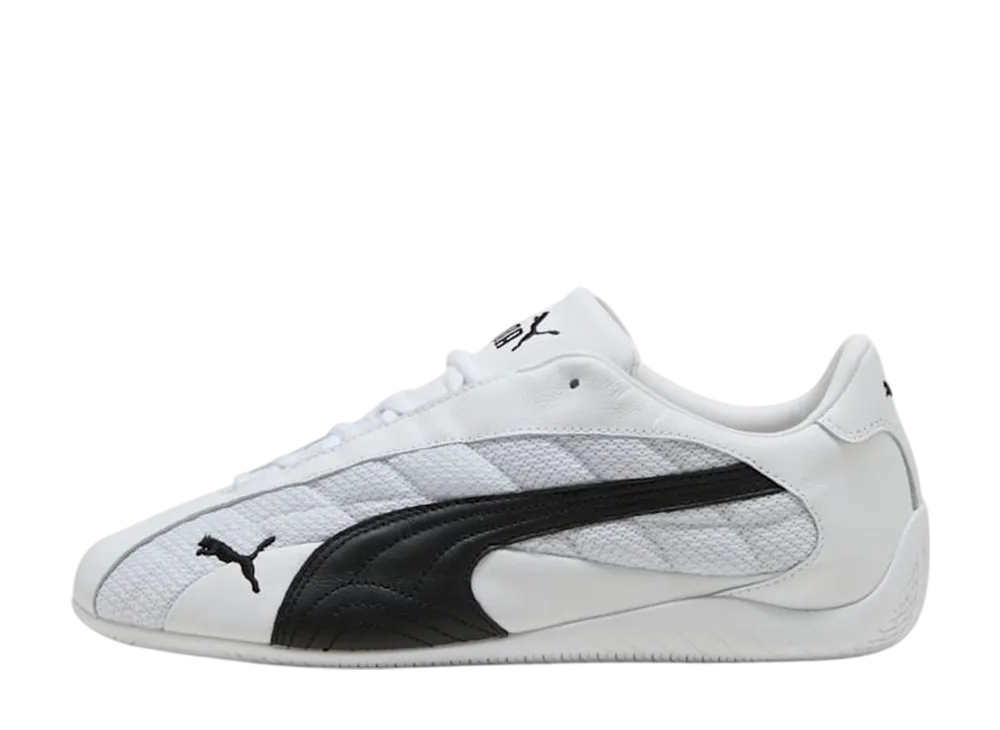 プーマ スピードキャット プラス レザー "プーマホワイト/プーマブラック"