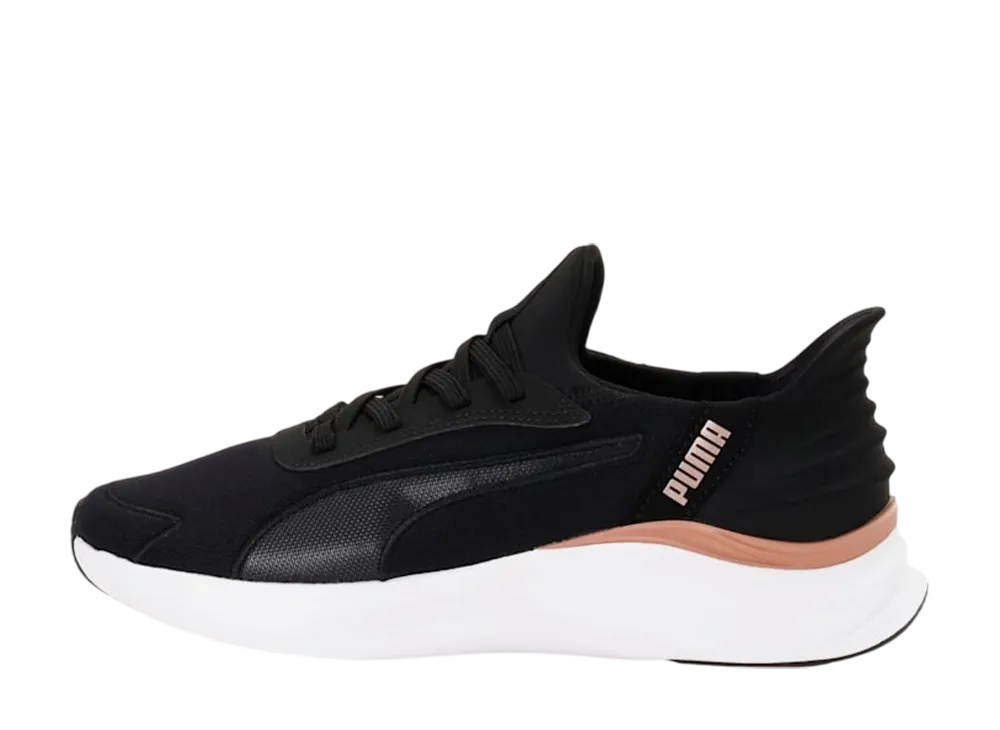 Puma Women's Softride Harmony Lace Ease In "PUMA Black/Rose Gold"