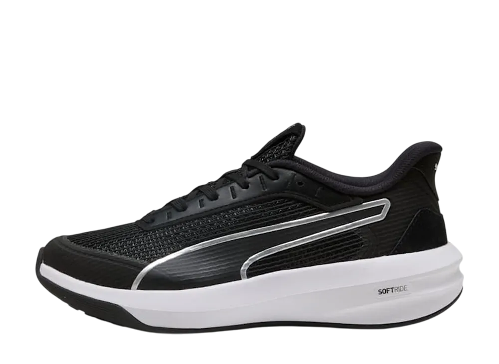 プーマ ウィメンズ ソフトライド コートニー "プーマブラック/プーマホワイト/プーマシルバー"