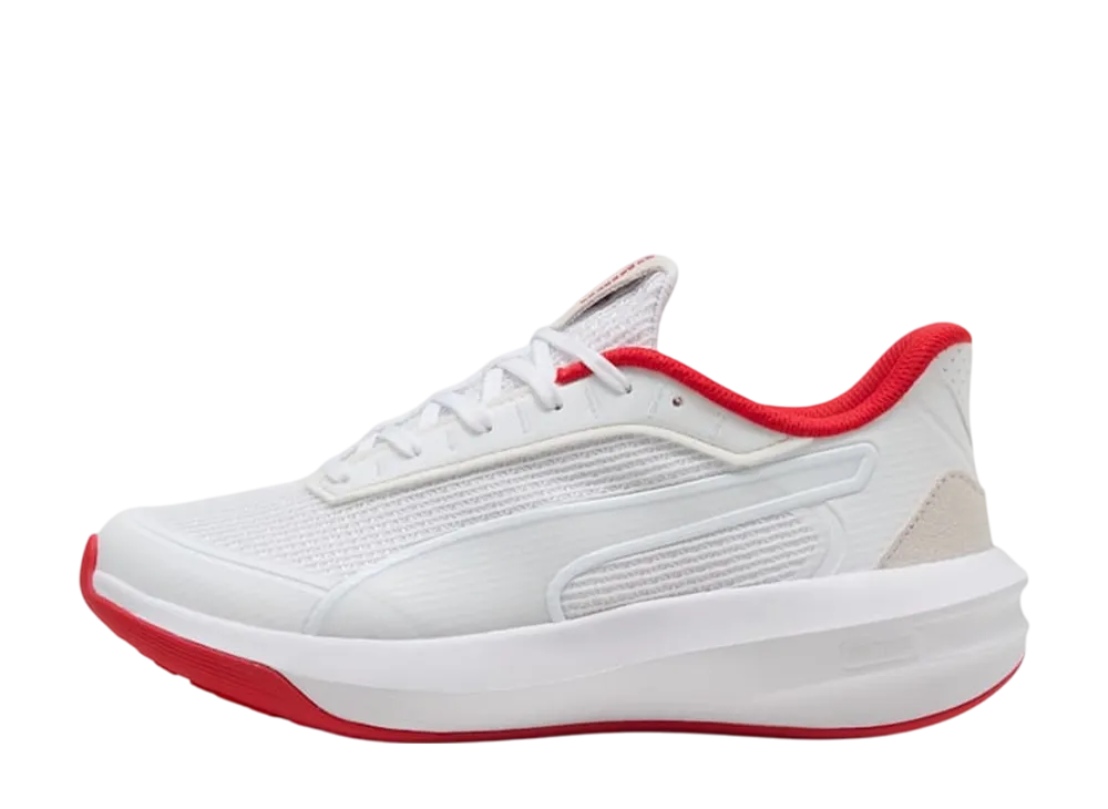 プーマ ウィメンズ ソフトライド コートニー "プーマホワイト/フォーオールタイムレッド"