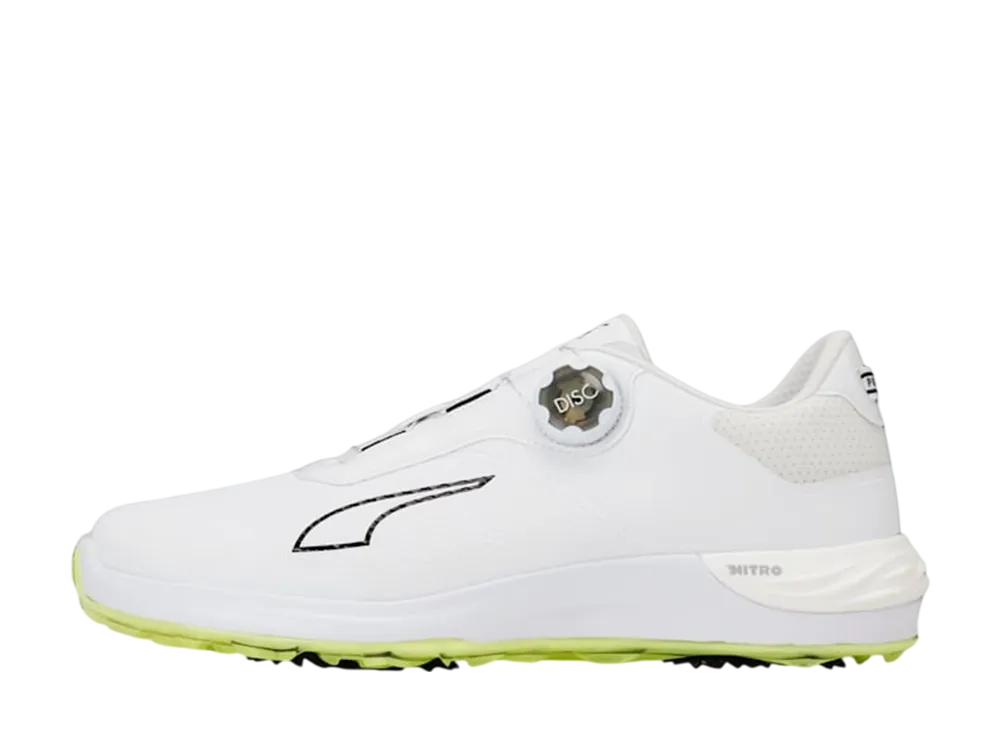 プーマ パワーアセンド ニトロ ディスク "プーマホワイト/プーマブラック/フィジーライト"