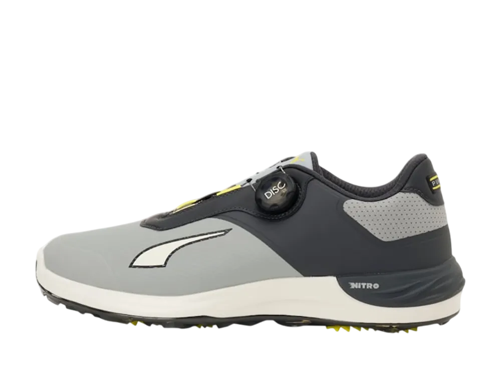 プーマ パワーアセンド ニトロ ディスク "グレーエコー/ウォームホワイト/ダスキーグレー"