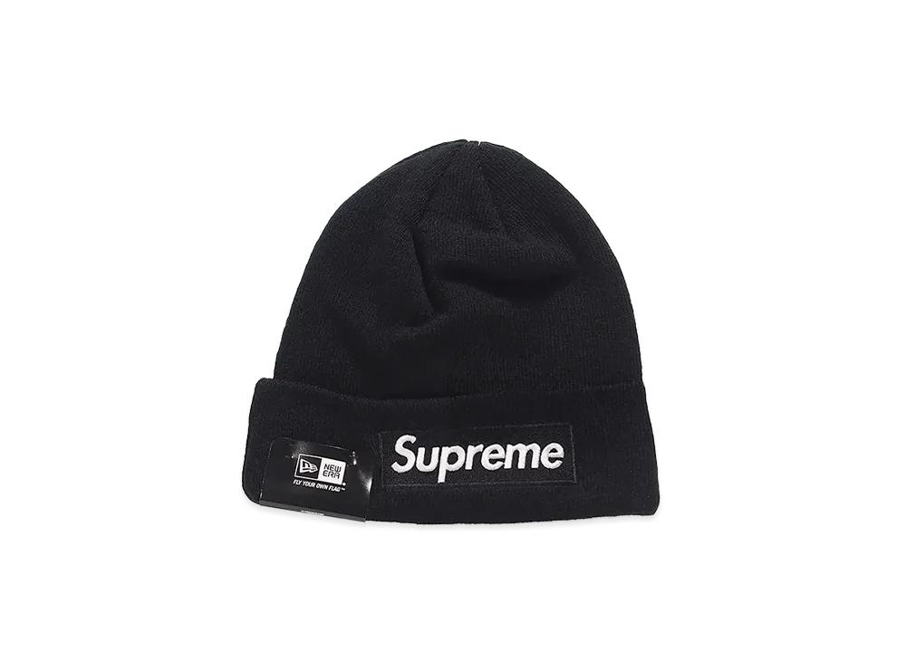 Supreme x New Era Box Logo Beanie "Black" (15FW)