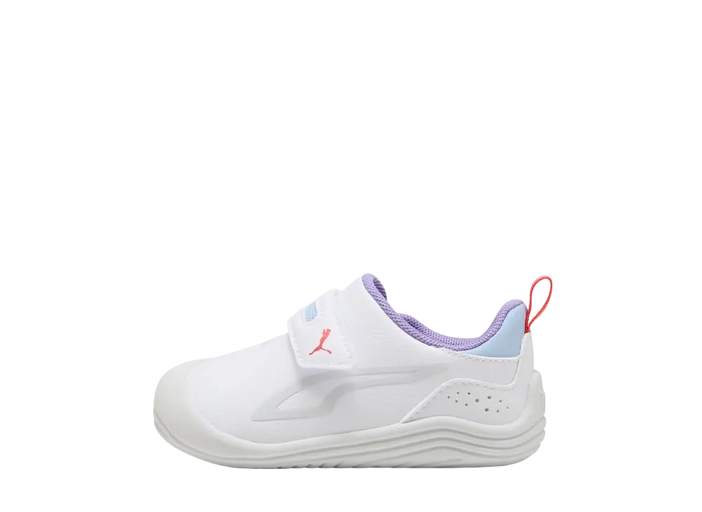 プーマ TD キッテン SL V "プーマホワイト/シルバーミスト/フィアスレッド" (キッズ)