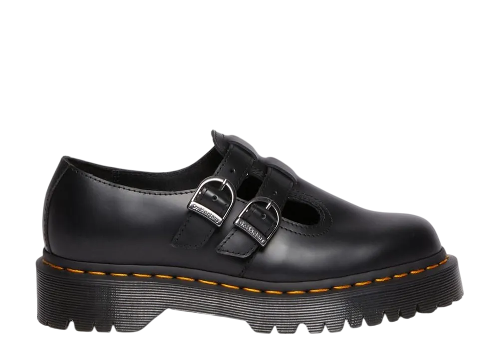 Dr.Martens Women's 8065 2 Bex Smooth Leather Platform Mary Jane "Black"